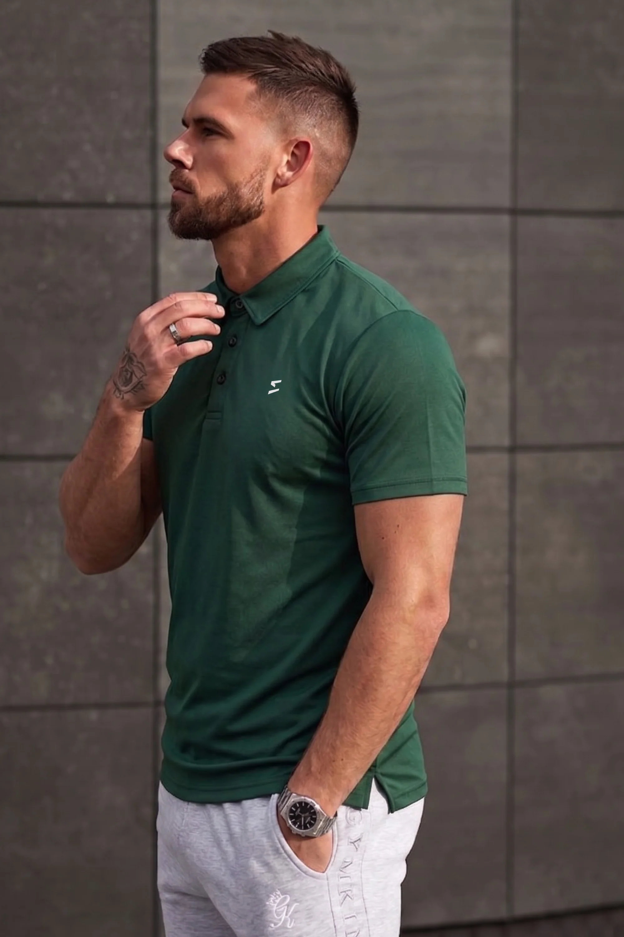 Spd Green Weave Polo - Image 2