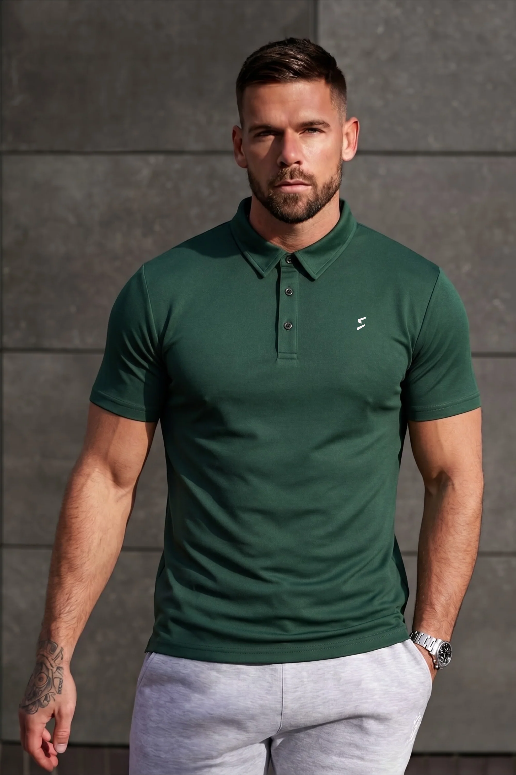 Spd Green Weave Polo - Image 3