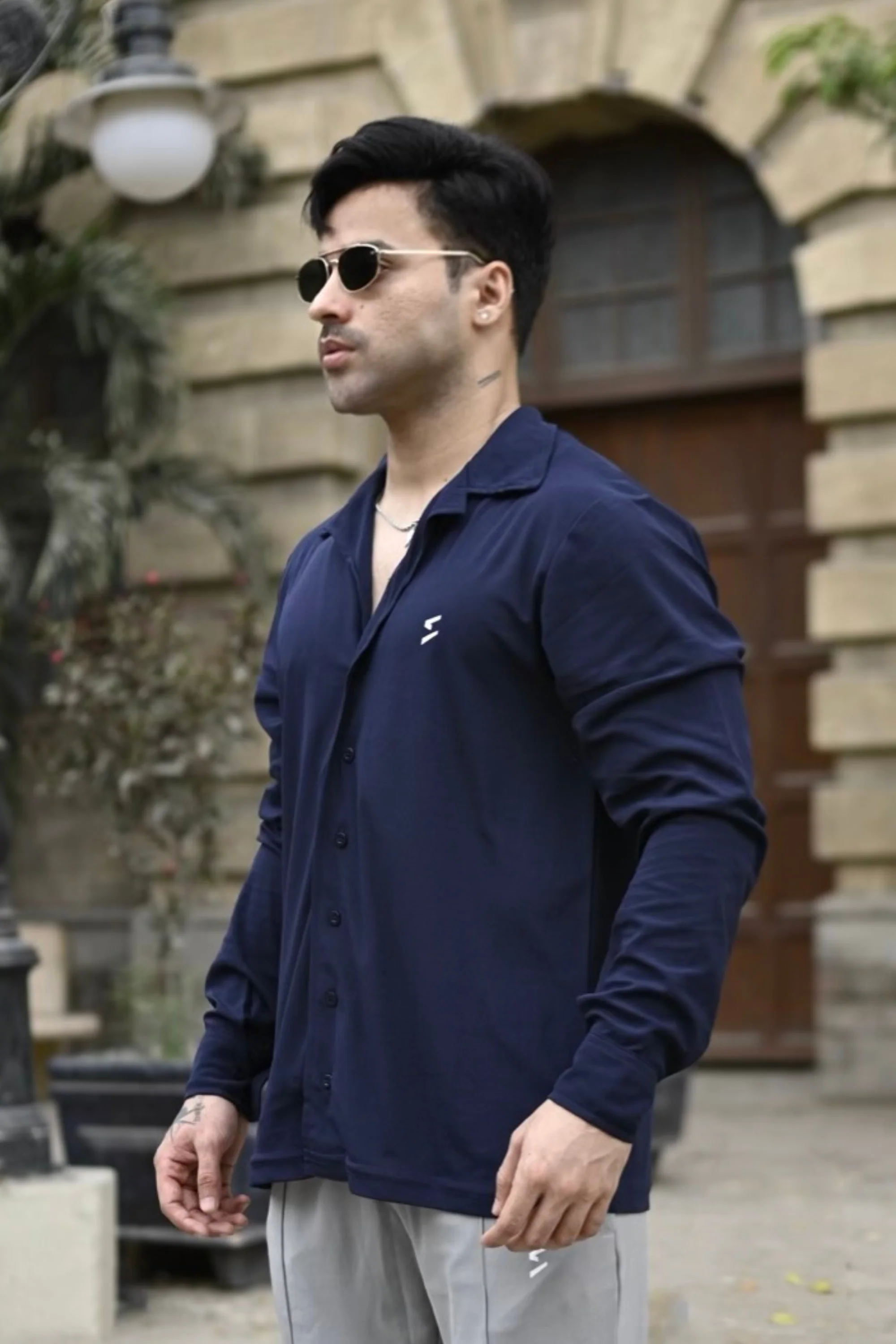 SPD Navy Essential Button Up Shirt - Image 3